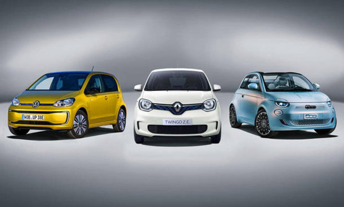 Elektrische auto vergelijken: Fiat Renault en VW e-Up - AutoScout24