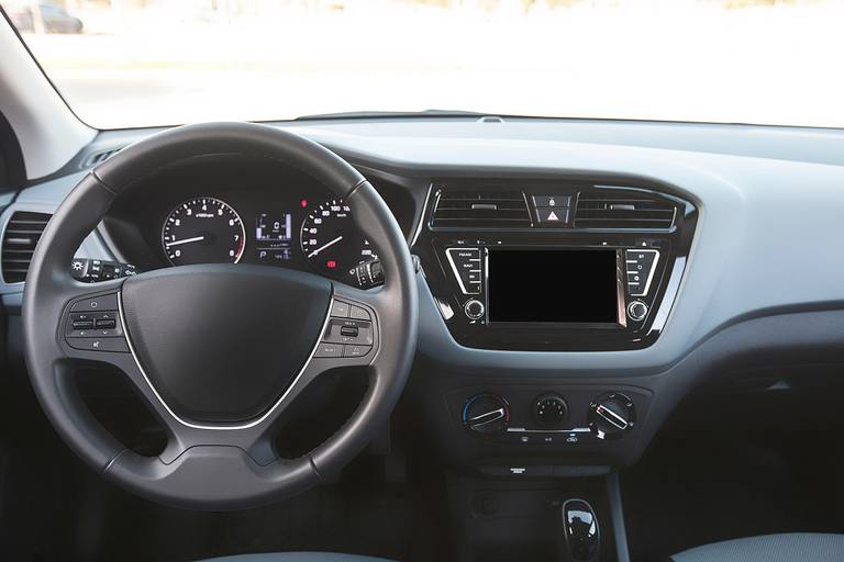 car interior dashboard panel