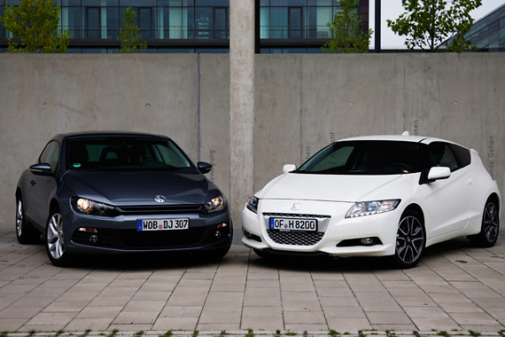 Vergleichstest Honda Cr Z Vs Vw Scirocco Autoscout24